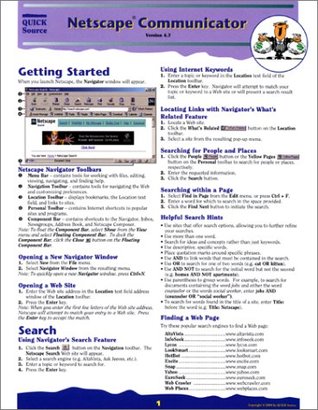[5e927] *R.e.a.d^ ^O.n.l.i.n.e~ Netscape Communicator 4.7 Quick Source Reference Guide - Quick Source !P.D.F~