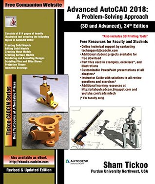 [467d6] @F.u.l.l.^ %D.o.w.n.l.o.a.d# Advanced AutoCAD 2018: A Problem Solving Approach, 3D and Advanced - Sham Tickoo %e.P.u.b*