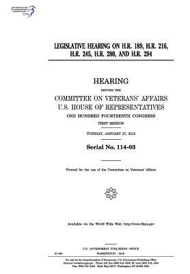 [a5bf4] %Full* #Download~ Legislative Hearing on H.R. 189, H.R. 216, H.R. 245, H.R. 280, and H.R. 294 - U.S. Congress %PDF~