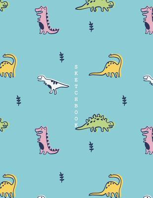 [8f5c0] ^R.e.a.d* Sketch Book: Dinosaur Cover (8.5 X 11) Inches 110 Pages, Blank Unlined Paper for Sketching, Drawing, Whiting, Journaling & Doodling -  #PDF*
