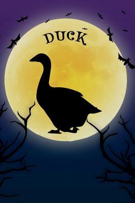 [6a474] @Download% Duck Notebook Halloween Journal: Spooky Halloween Themed Blank Lined Composition Book/Diary/Journal for Duck Lovers, 6 X 9, 130 Pages, Full Moon, Bats, Scary Trees - Clementine Arches Books @P.D.F%