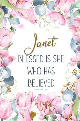 [5b629] !F.u.l.l.# #D.o.w.n.l.o.a.d% Janet: Blessed Is She Who Has Believed -Luke 1:45(asv): Personalized Christian Notebook for Women - Grace 4 Me Books ^e.P.u.b!