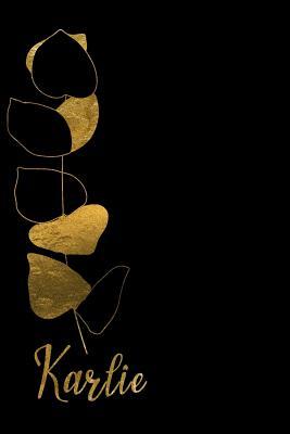 [988a2] ~Full% *Download* Karlie: Personalized Writing Journal for Women - Elegant Black and Gold - Fancy Names Press ~e.P.u.b*