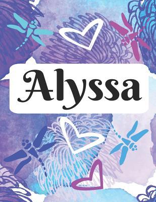 [779cf] @F.u.l.l.~ %D.o.w.n.l.o.a.d! Alyssa: Personalized Name Journal with Blank Lined Paper - Perky Pages !PDF@