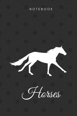 [c83fc] !R.e.a.d@ Horses notebook: (6x9) graphpaper 108 pages for journal notes diary black -  ^e.P.u.b!