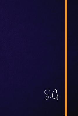 [7fb31] @R.e.a.d* ~O.n.l.i.n.e@ S.G.: Classic Monogram Lined Notebook Personalized With Two Initials - Matte Softcover Professional Style Paperback Journal Perfect Gift for Men and Women -  ~e.P.u.b@