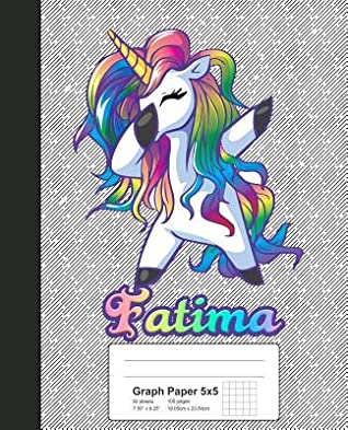 [e1290] *Full@ ^Download% Graph Paper 5x5: FATIMA Unicorn Rainbow Notebook -  @ePub%