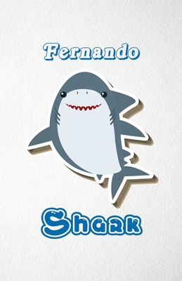 [0507a] *R.e.a.d! Fernando Shark A5 Lined Notebook 110 Pages: Funny Blank Journal For Family Baby Shark Birthday Sea Ocean Animal Relative First Last Name. Unique Student Teacher Scrapbook/ Composition Great For Home School Writing - Whisky Man Gif Popular Personal College @P.D.F*